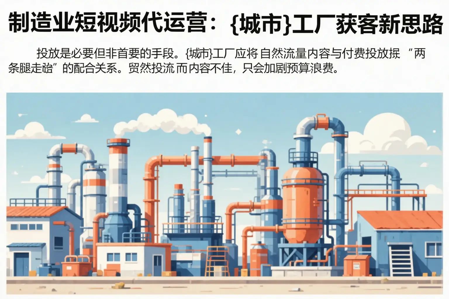 制造业短视频代运营：惠州工厂获客新思路