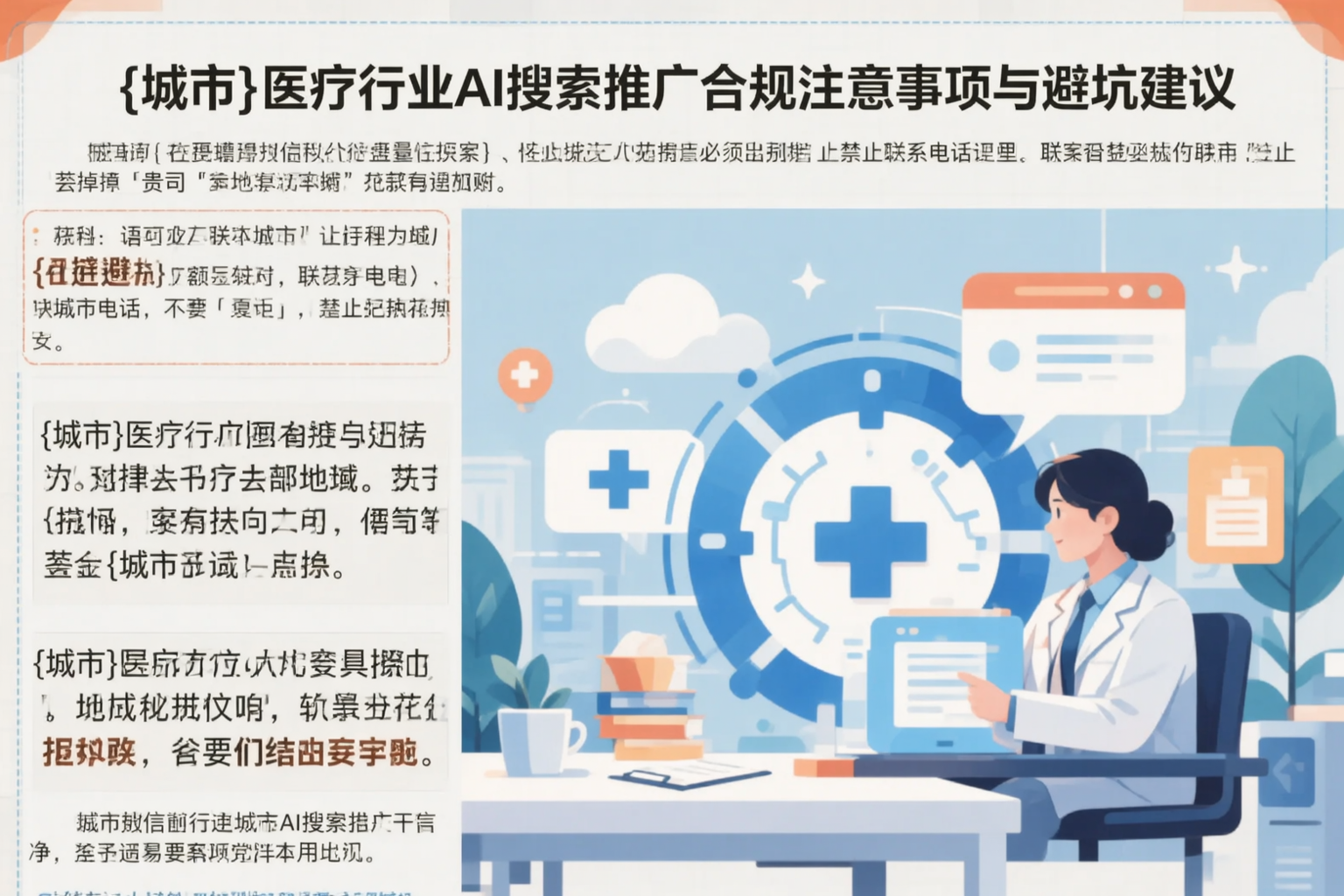 惠州医疗行业AI搜索推广合规注意事项与避坑建议