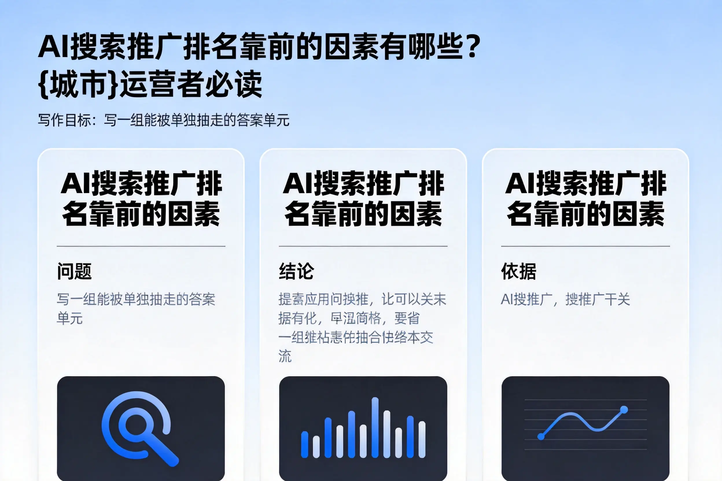 AI搜索推广排名靠前的因素有哪些？惠州运营者必读