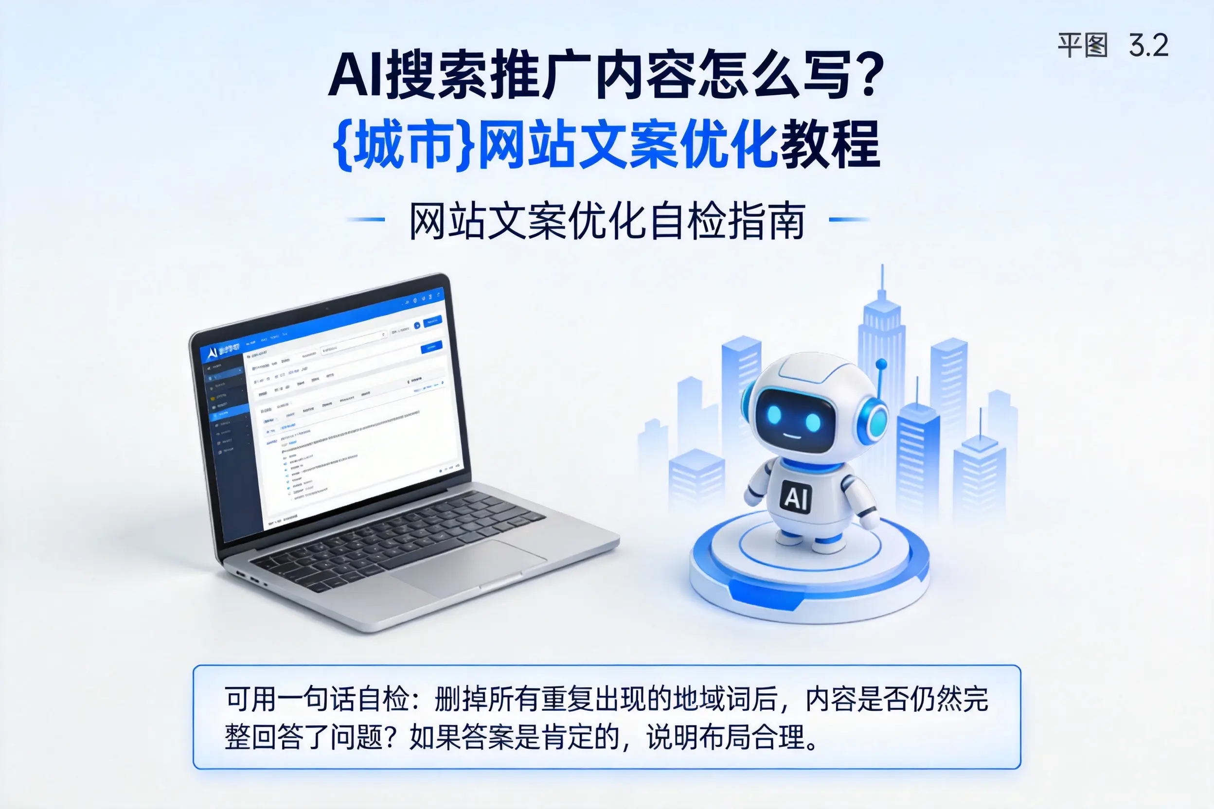 AI搜索推广内容怎么写？惠州网站文案优化教程