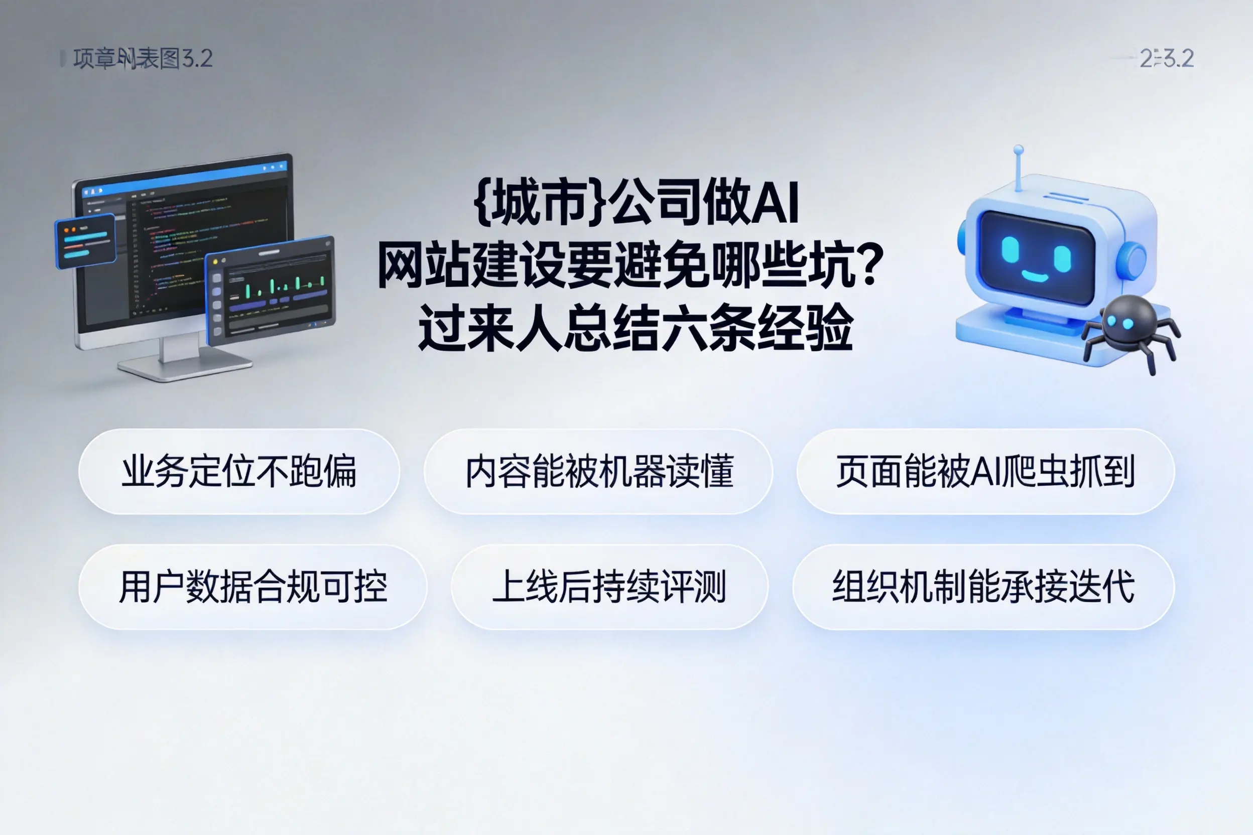 惠州公司做AI网站建设要避免哪些坑？过来人总结六条经验