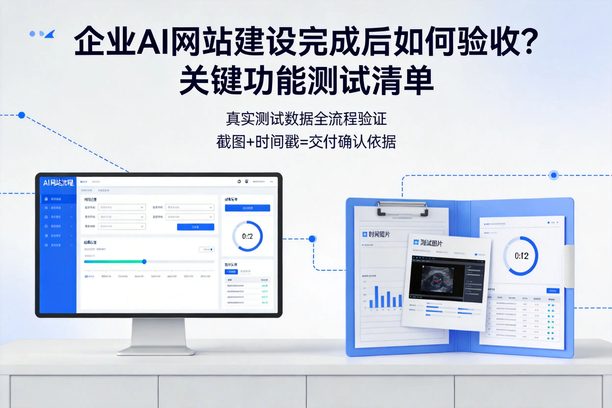 惠州企业AI网站建设完成后如何验收?关键功能测试清单