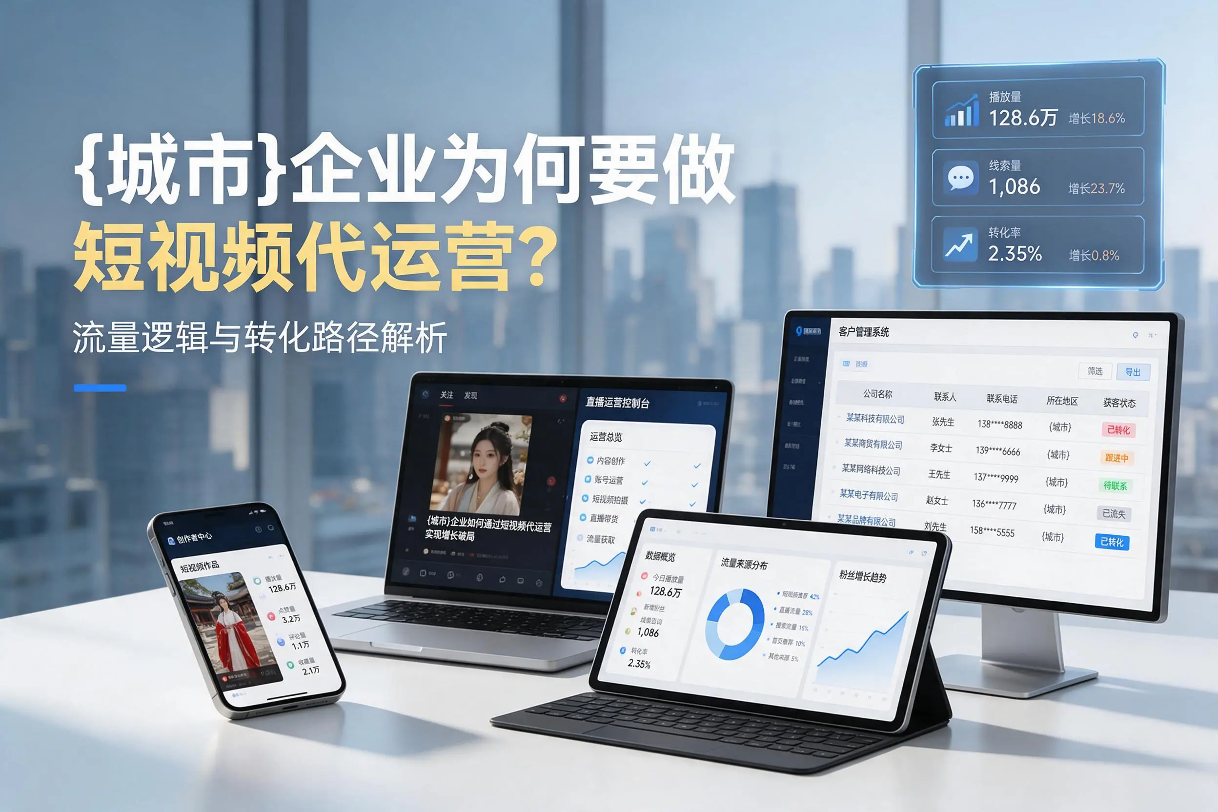惠州企业为何要做短视频代运营？流量逻辑与转化路径解析