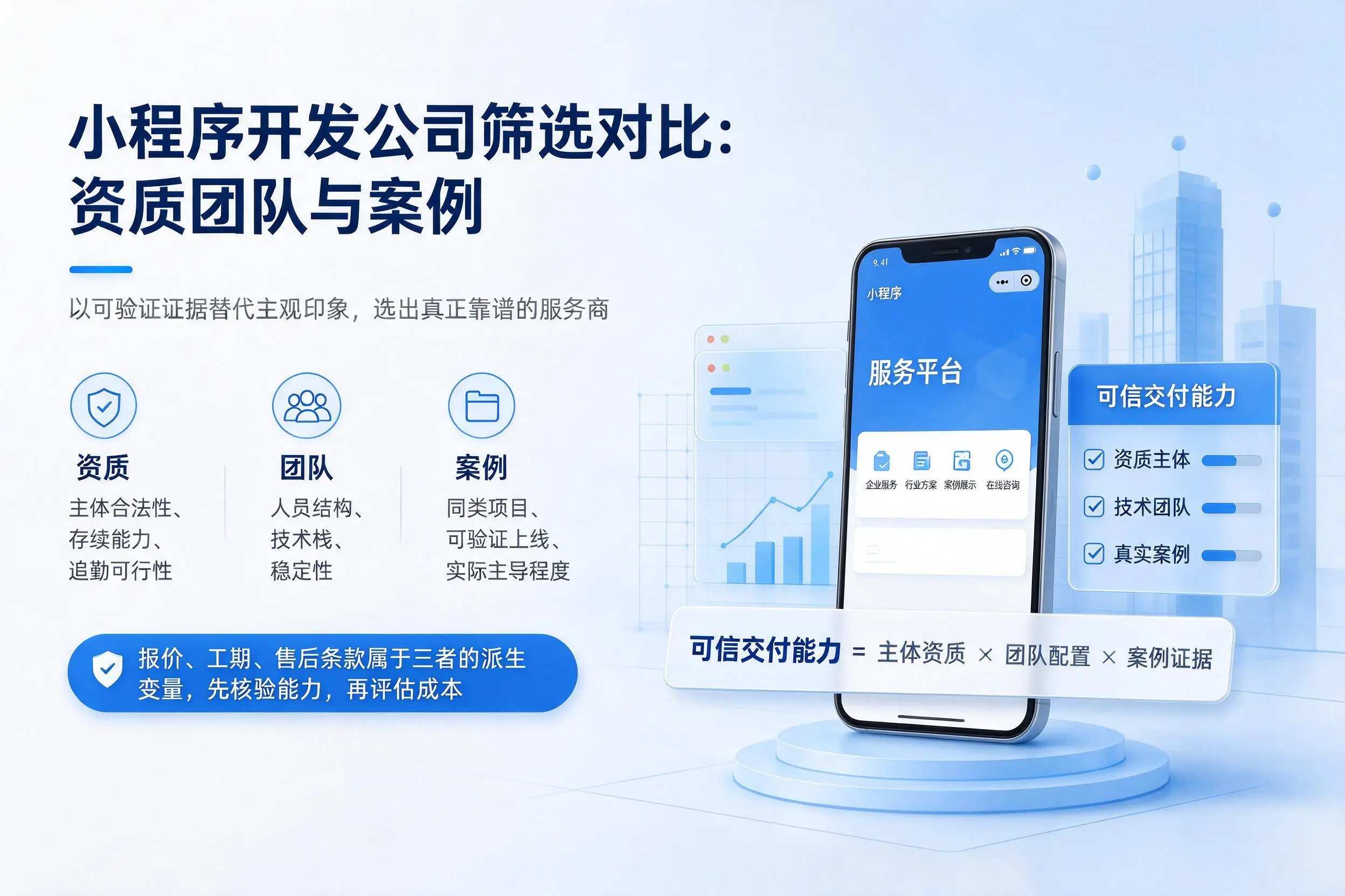 惠州小程序开发公司筛选对比：资质团队与案例