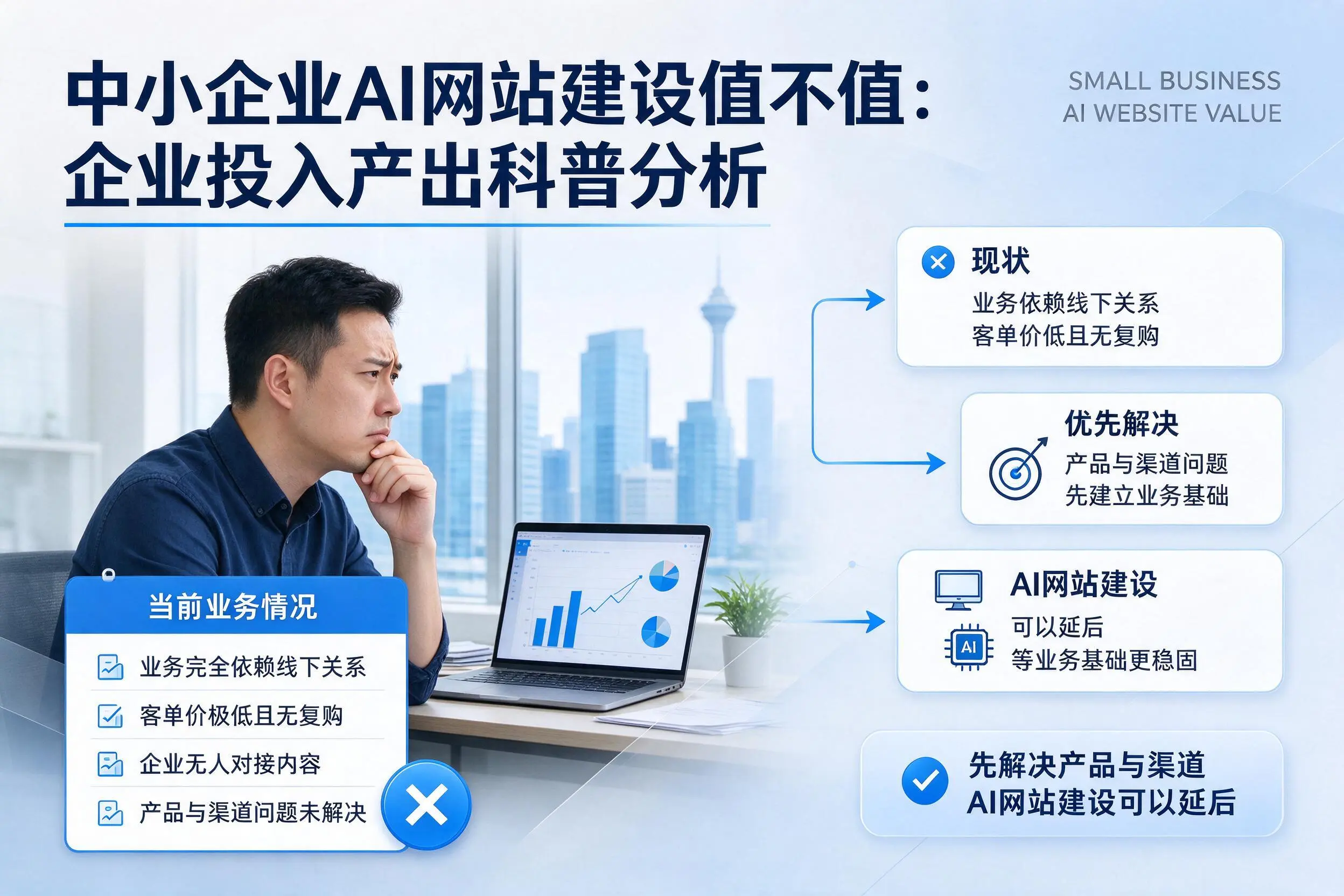 中小企业AI网站建设值不值:惠州企业投入产出科普分析