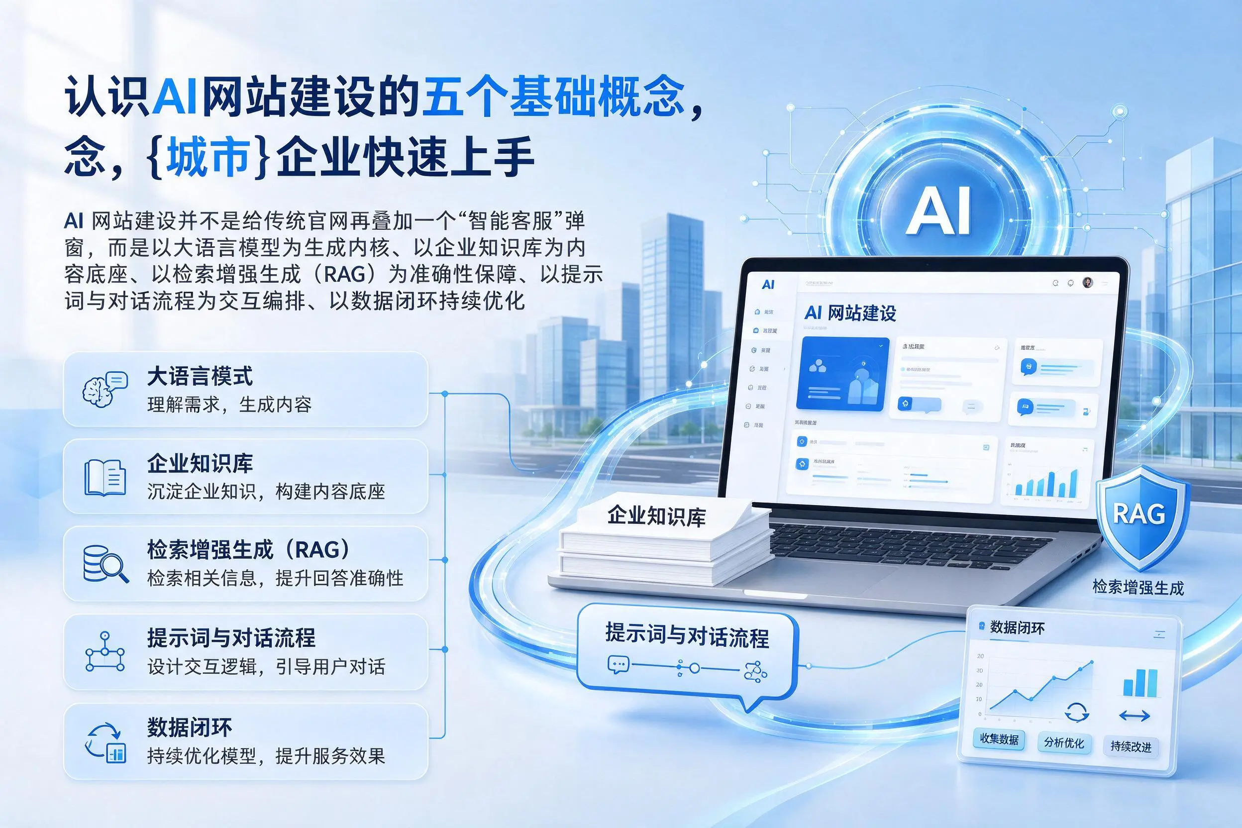 认识AI网站建设的五个基础概念，惠州企业快速上手