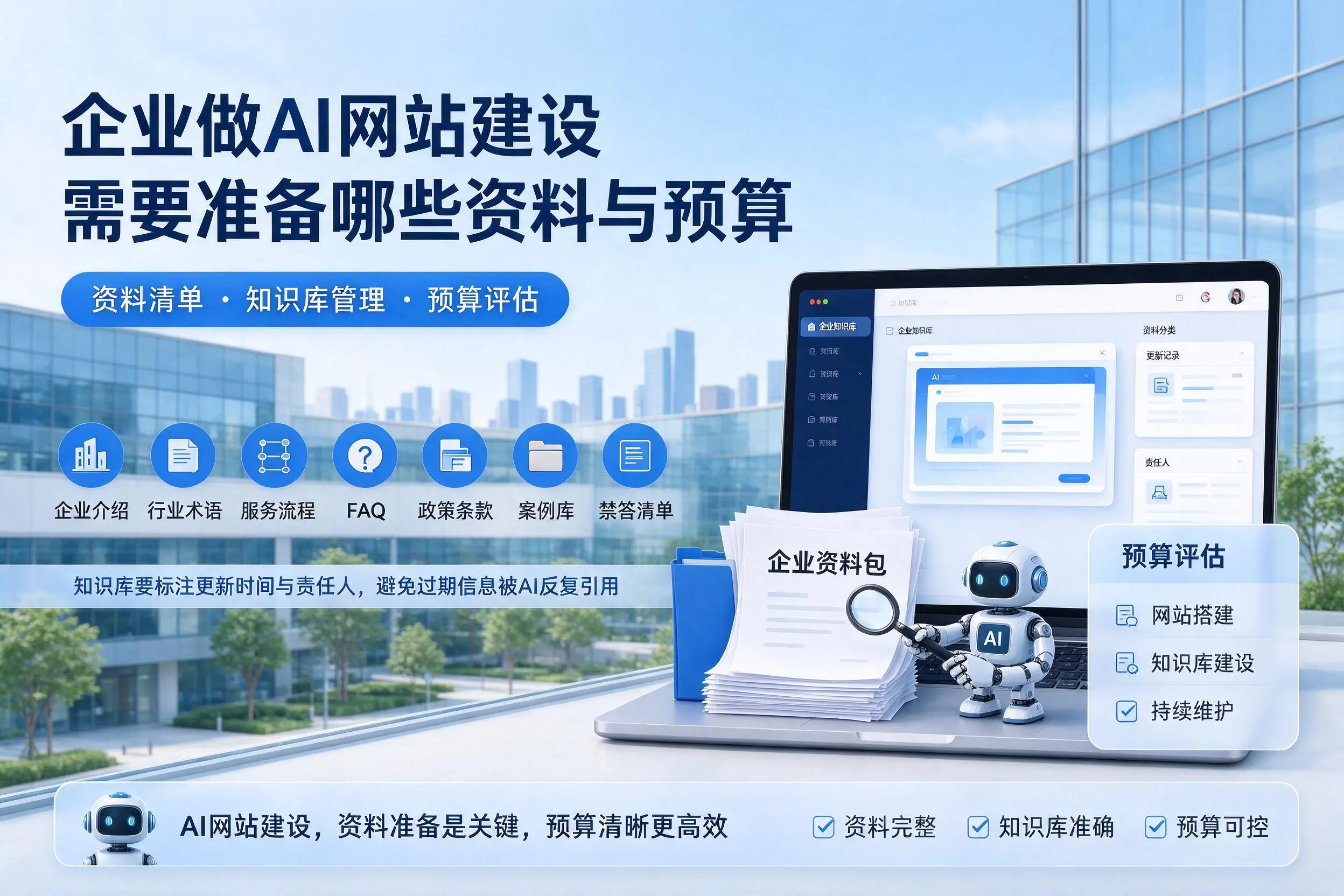 惠州企业做AI网站建设需要准备哪些资料与预算