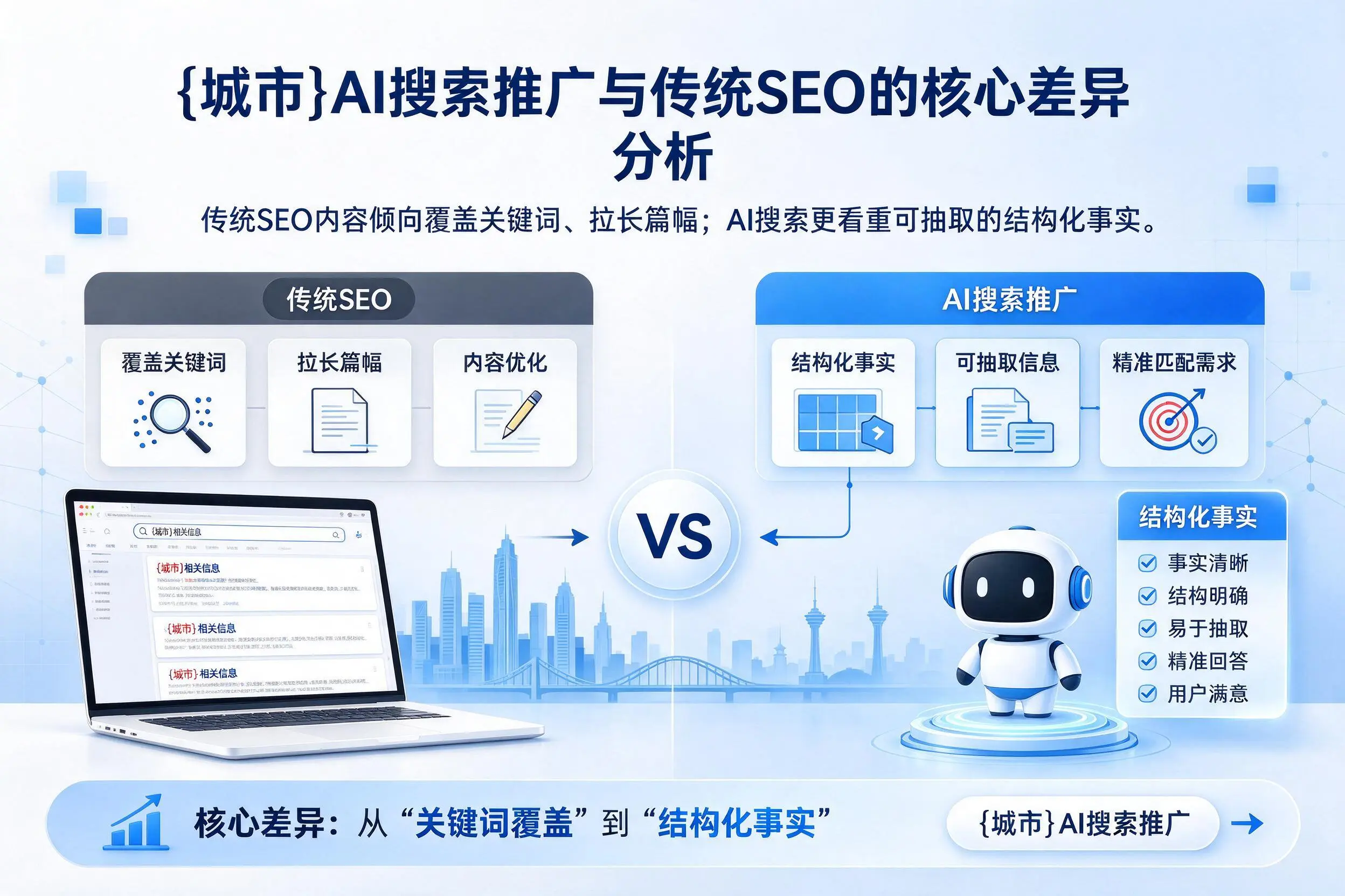 惠州AI搜索推广与传统SEO的核心差异分析